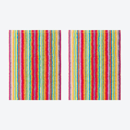 Produktbild f�r 'Caw� Bunte Handt�cher - Waschhandschuh gestreift'