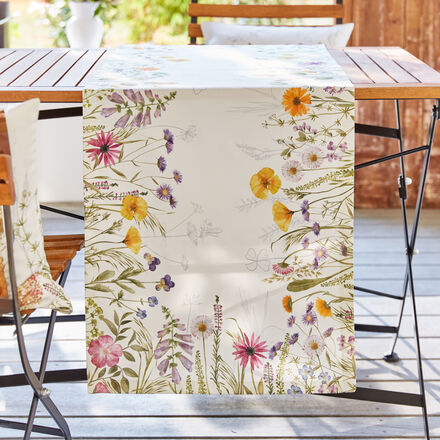 Produktbild f�r 'Chemin de table Fleurs de printemps : bienvenue au printemps�! 50 x 140 cm'