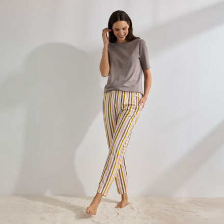 Produktbild f�r 'Damen-Schlafhose - gestreift, Gr��e 36-48'