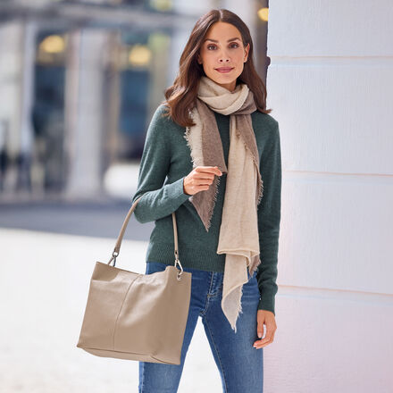 Produktbild f�r 'Damen-Umh�ngetasche - Leder, 30/14/28 cm (B/T/H)'