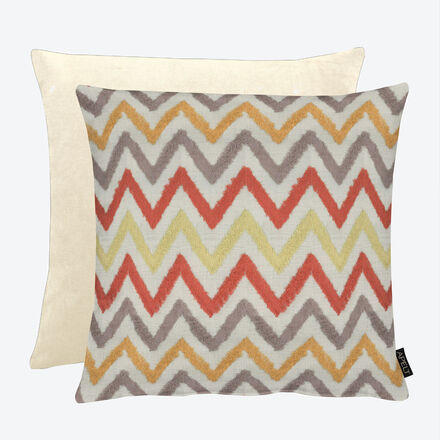 Produktbild fr 'Dekokissenhlle Zickzack - 75 % Polyester, 25 % Baumwolle, 45/45 cm'