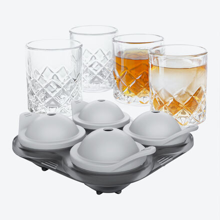 Produktbild f�r 'Drink-Set: Spirituosen mit attraktiven Eiskugeln servieren'