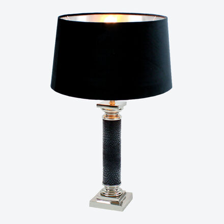 Produktbild für 'Edle Tischlampe mit modernem Reptil-Detail'