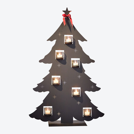 Produktbild für 'Eindrucksvoller Metall-Deko-Tannenbaum'
