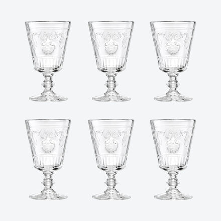 Produktbild für 'Elegant verspielte kleine Weingläser in robuster Qualität'