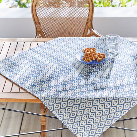 Produktbild für 'Elegante Jacquard-Tischdecke im grafischen Stil'
