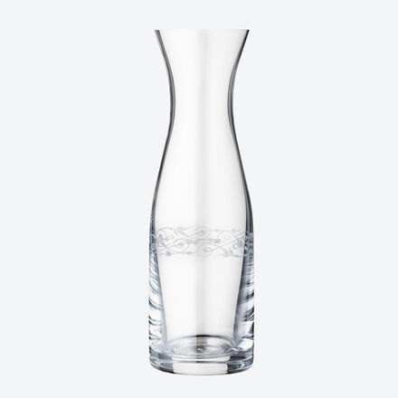 Produktbild für 'Elegante Kristallglas-Karaffe mit filigranem Pantografie-Rankenmuster'