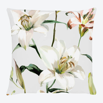Produktbild für 'Elegante Lilien-Kissenhülle'
