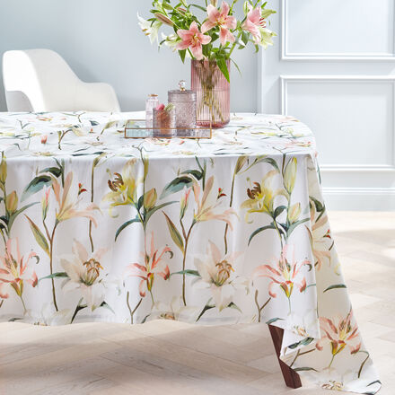 Produktbild für 'Elegante Lilien-Tischdecke'