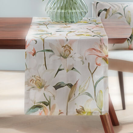 Produktbild für 'Eleganter Lilien-Tischläufer'