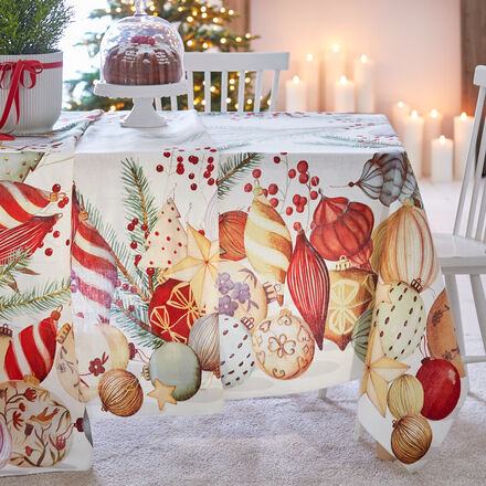 Produktbild für 'Festtags-Tischdecke aus edlem Leinen'