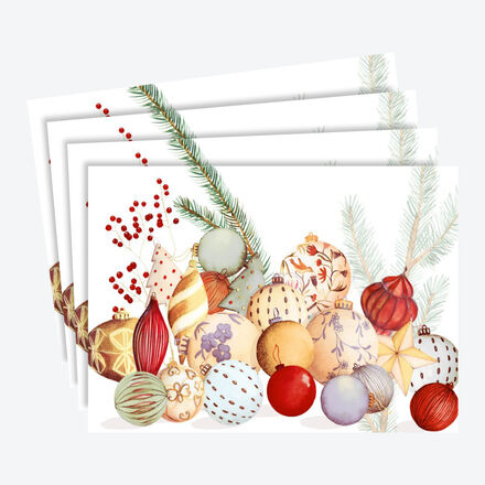 Produktbild für 'Festtags-Tischsets aus edlem Leinen'
