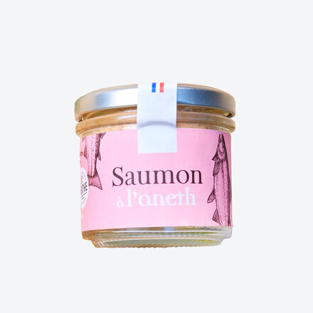 Produktbild für 'Französische Edelfisch-Creme Lachs-Dill - handwerklich hergestellt'