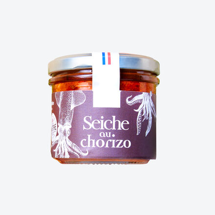 Produktbild für 'Französische Edelfisch-Creme Tintenfisch-Chorizo - handwerklich hergestellt'