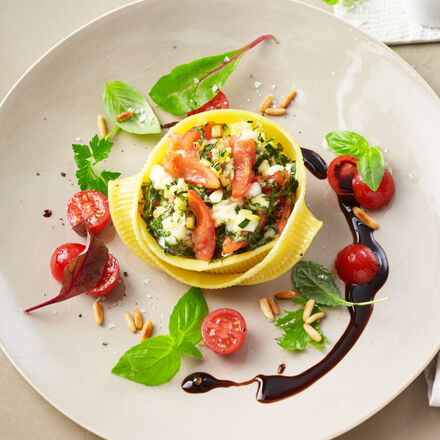 Produktbild für 'Gefüllte Caccavelle mit Büffelmozzarella Caprese-Füllung'