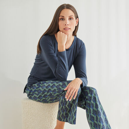 Produktbild für 'Gepflegte Pyjamahose mit Grafikprint zum Mixen & Matchen, Nachtwäsche, Pyjama, Schlafbekleidung, Loungewear, Nachthemd, Schlafan'