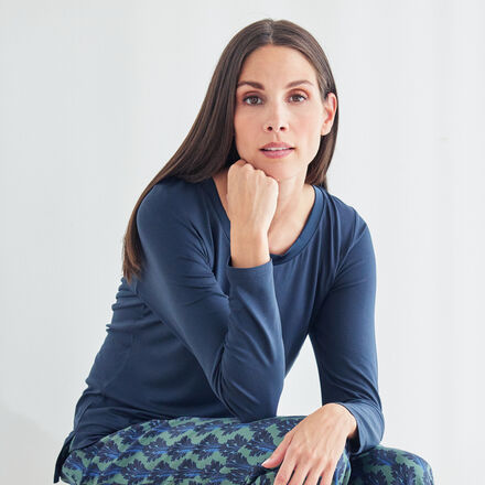 Produktbild für 'Gepflegtes Modal-Shirt zum Mixen & Matchen, Nachtwäsche, Pyjama, Schlafbekleidung, Loungewear, Nachthemd, Schlafanzug'