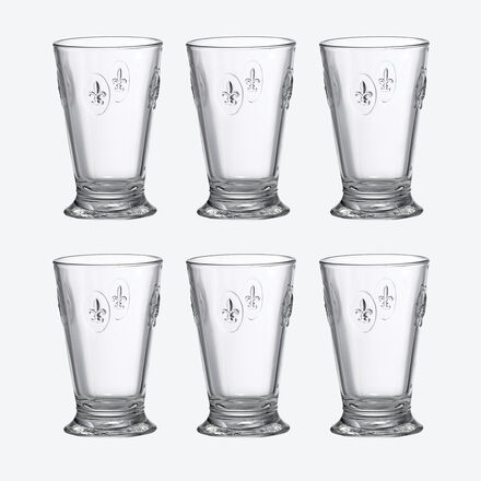 Produktbild für 'Glasserie Lilie bringt royales Flair auf den gedeckten Tisch'