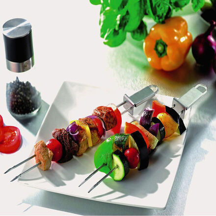 Produktbild fr 'Grill-Doppelspie mit Abstreif-Schieber'