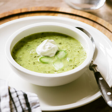 Produktbild für 'Grüne Spargelcremesuppe'