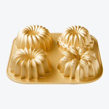 Produktbild fr 'Hagen Grote 4-fach-Gussbackform fr kunstvolle Miniaturkchlein'