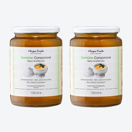 Produktbild für 'Hagen Grote Gemüse-Consommés - Aus Naturkraftbrühen schnell ohne Aufwand feine Suppen zaubern'