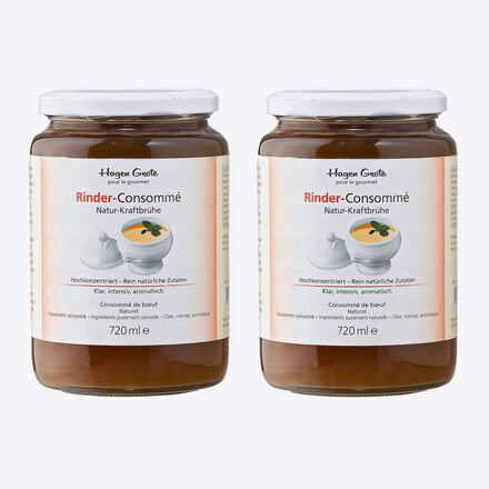 Produktbild für 'Hagen Grote Rinder-Consommés - Aus Naturkraftbrühen schnell ohne Aufwand feine Suppen zaubern'