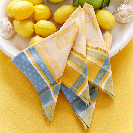 Produktbild f�r 'Jacquard Serviette Sonne 50 x 50 cm 4 St�ck'