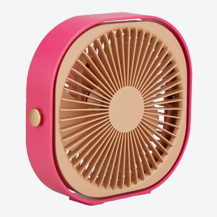 Produktbild für 'Kabelloser Tischventilator: Kompakt, schwenkbar, wiederaufladbar'