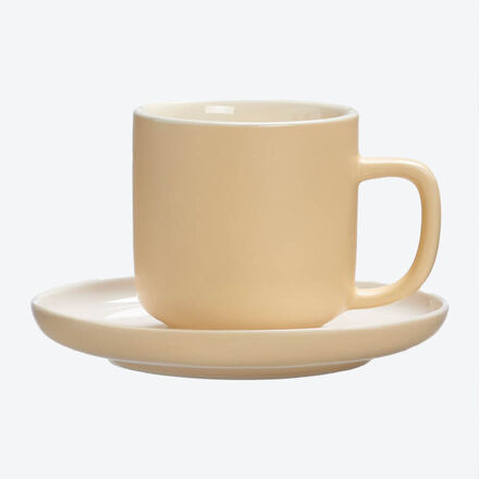 Produktbild für 'Kaffeetasse mit Untertasse in skandinavischem Design'