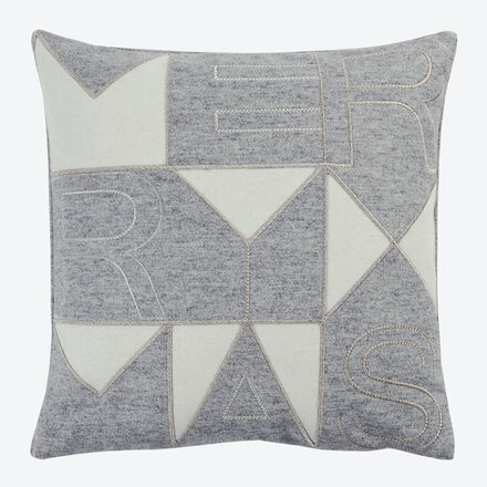 Produktbild fr 'Kissenbezug Weihnachten 40 x 40 cm in grau-beige'