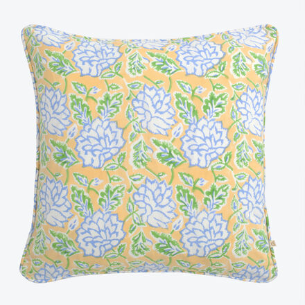 Produktbild f�r 'Kissenh�lle aus Bio-Baumwolle, Dahlien-Motiv, 50/50 cm'