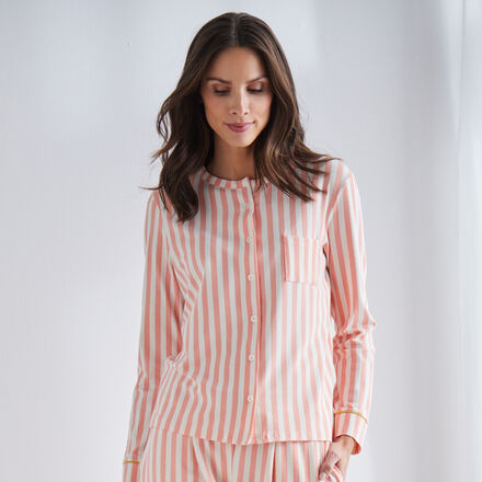 Produktbild für 'Klassisch gestreiftes Pyjama-Oberteil mit optimalem Tragekomfort'