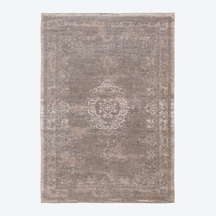 Produktbild für 'Kurzfloriger Vintage-Teppich mit Ornament-Muster'