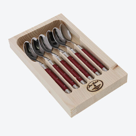 Produktbild fr 'Laguiole Dessertlffel im 6er-Set – 18/10-Edelstahl'