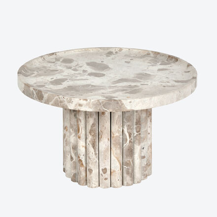 Produktbild fr 'Lambert Servierplatte Anthea, rund mit Standfu - handgearbeitet,  30/14 cm hoch'