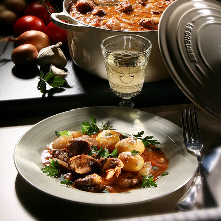 Produktbild für 'Lammragout mit Schlosskartoffeln'