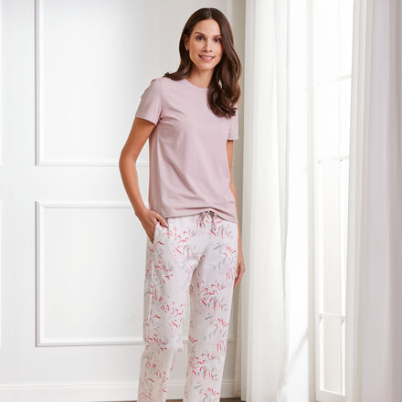 Produktbild für 'Luftige 7/8 Pyjamahose aus zertifizierter Bio-Baumwolle, Nachtwäsche, Pyjamas, Schlafbekleidung, Schlafanzüge'