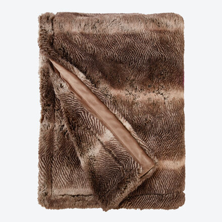 Produktbild für 'Luxuriöses Webpelz-Plaid  Chipmunk'