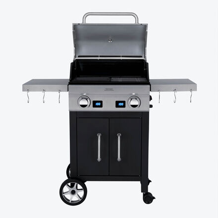 Produktbild für 'Mobile Elektro-Grillküche: Präzises Grillen bis 300 °C, komfortable Handhabung'