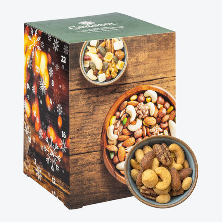 Produktbild fr 'Nuss-Adventskalender - Premium-Auswahl, 24 x 30 g (720 g)'