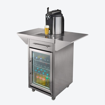 Produktbild für 'Outdoor-Kühlschrank und Bierzapfanlage'
