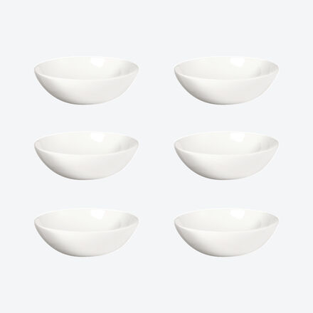 Produktbild für 'Pastaschale: Zeitlos schönes Fine Bone China Geschirr in strahlendem Weiß'