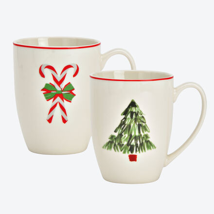 Produktbild für 'Porzellanbecher-Set Weihnachten'