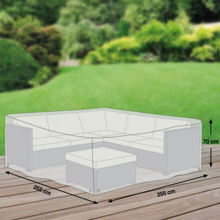 Produktbild fr 'Premium-Schutzhllen fr Outdoor-Eck-Loungegruppen aus flexibler Ripstop-Kunstfaser'