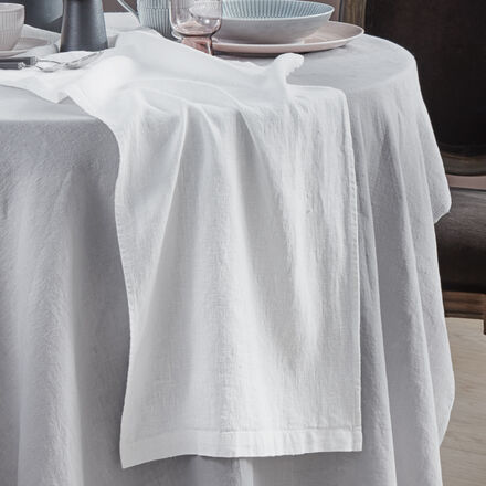 Produktbild für 'Puristische Tischdecke aus ursprünglichem Leinen'