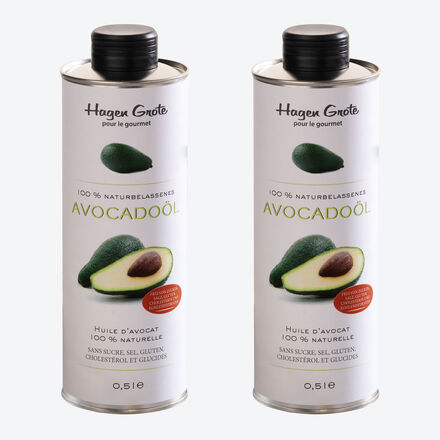 Produktbild für 'Reines Avocadoöl - mildaromatisch, über 250 °C hoch erhitzbar'