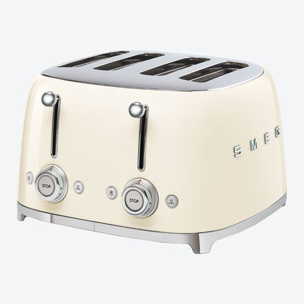 Produktbild für 'SMEG 4-Schlitz-Toaster verbindet eleganten Retro-Look mit modernster Technik'