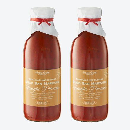 Produktbild für 'San Marzano funghi porcini original Saucen Spezialität aus Neapel'