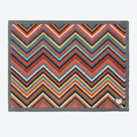 Produktbild für 'Saugstarke Matte Chevron hält 95 % Schmutz zurück'